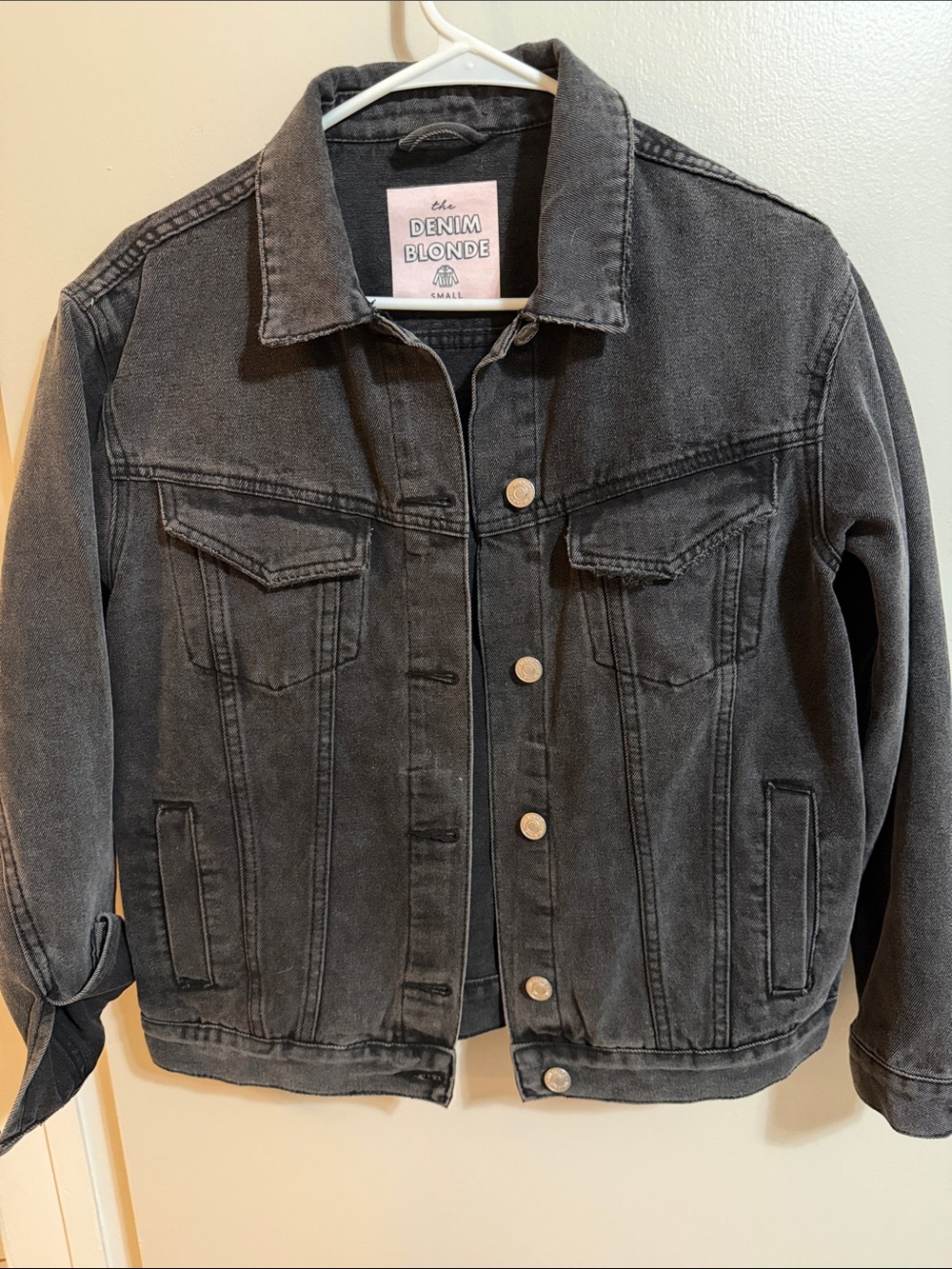 Kids' Black Denim Jacket
